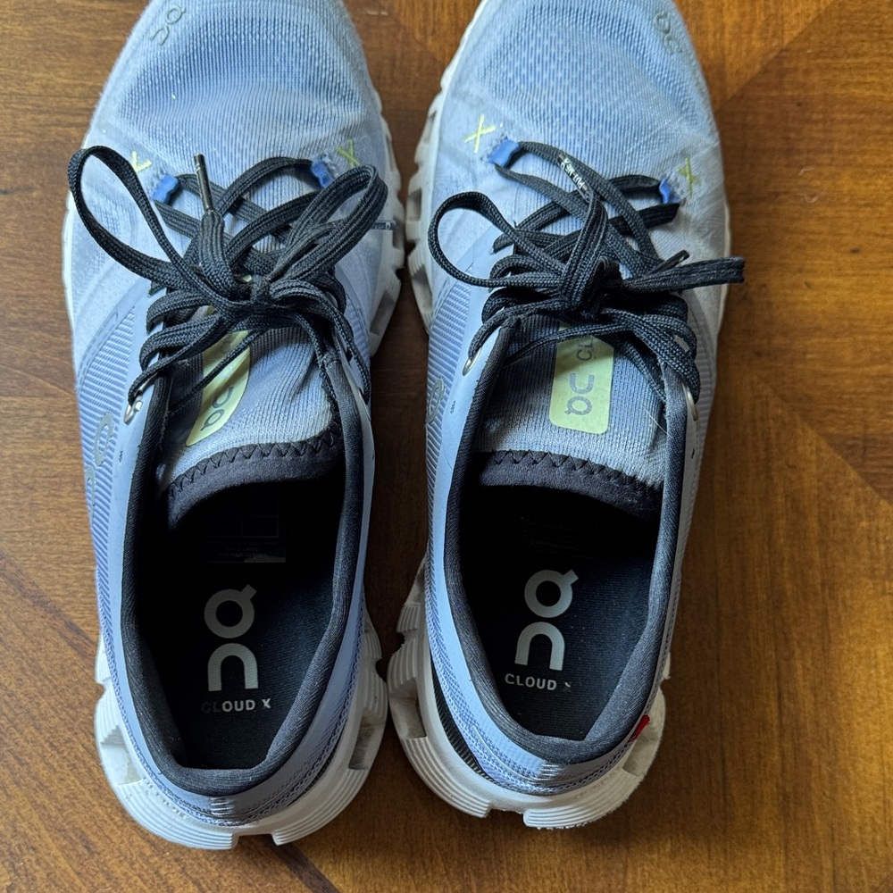 On Running Women's Sneakers Blue with Black - Picture 3 of 8